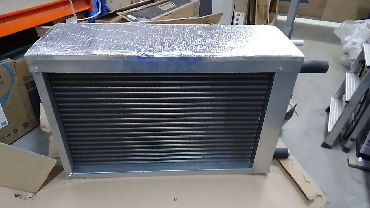 Охладитель водяной для прямоугольных каналов SHUFT WHR-W 800x500-3