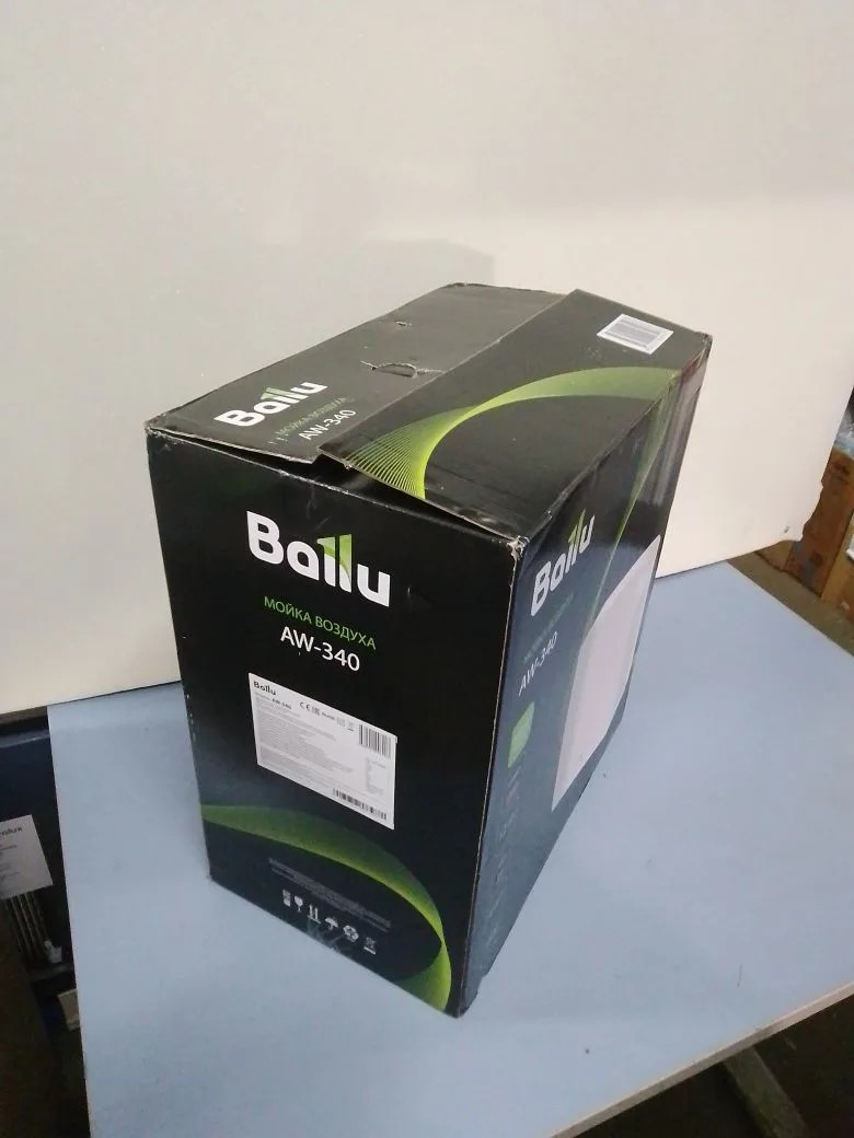 Мойка воздуха BALLU AW-340: увлажнитель и очиститель, белый