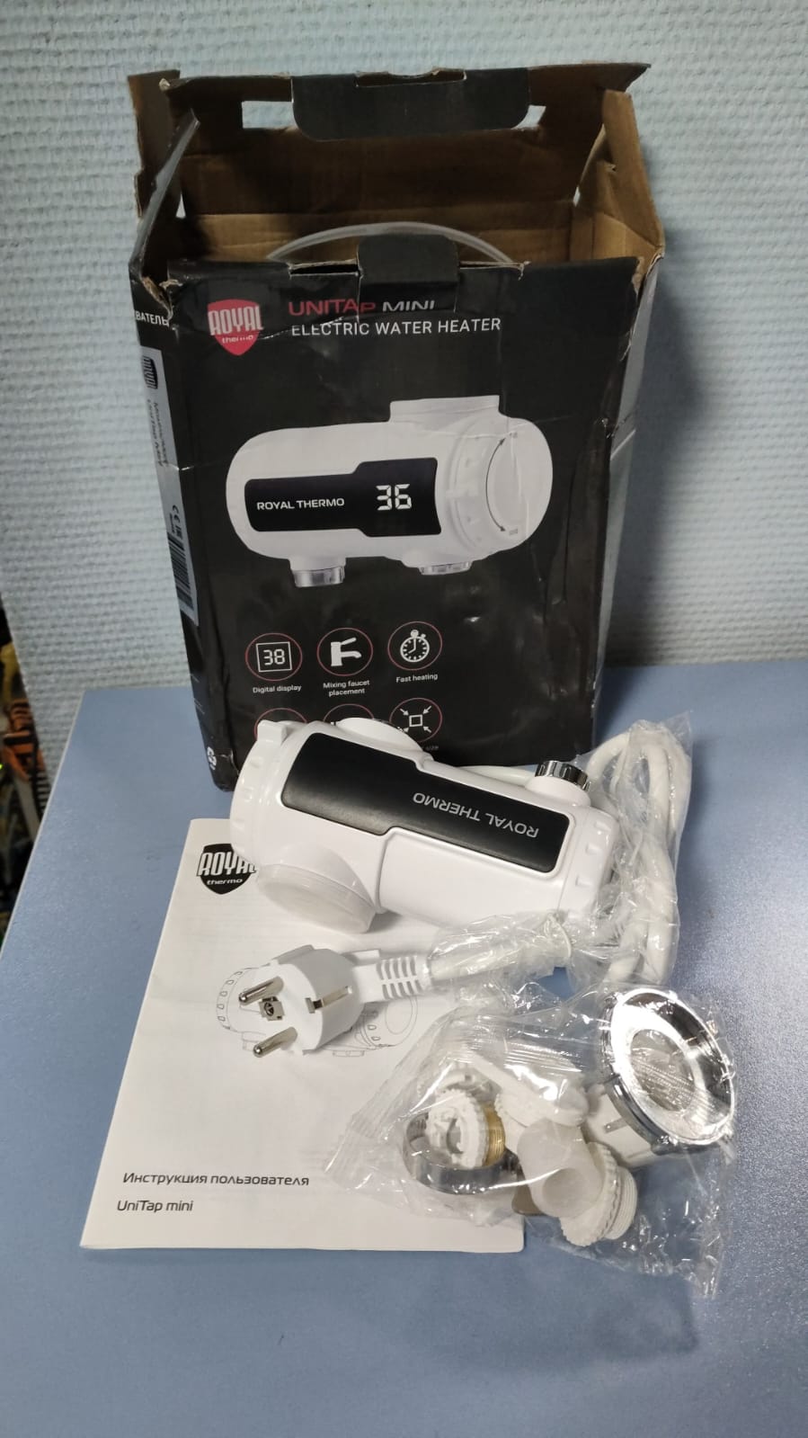Водонагреватель проточный Royal Thermo UniTap Mini