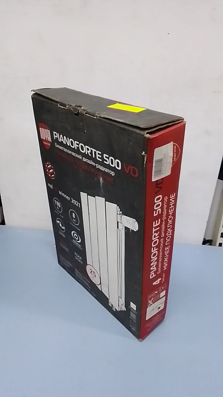 Радиатор Royal Thermo PianoForte 500 /Noir Sable - 4 секц. VDR